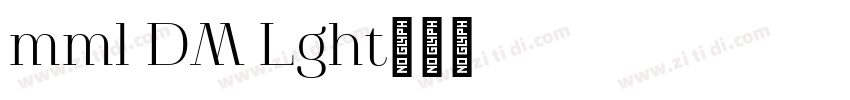 Emmali DEMO Light字体转换